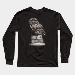 Books Owl Wisdom Reader Gifts Long Sleeve T-Shirt